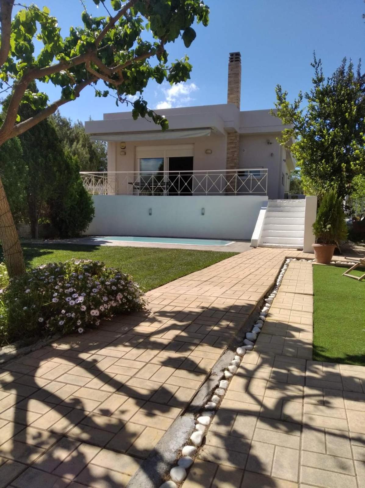 Cozy Villa Vita Lagonisi Kalivia Thorikou Buitenkant foto